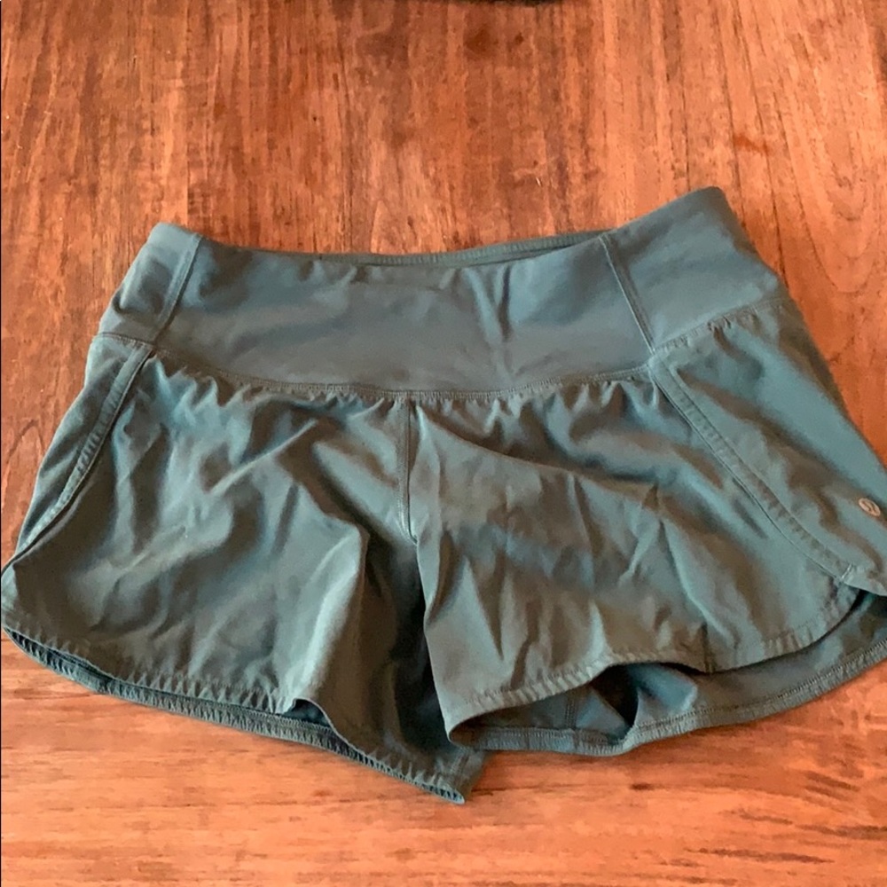 Lululemon Teal Running Shorts